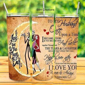 Nightmare Before Christmas To my husband Tumbler